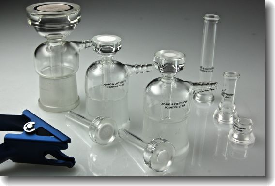 custom filtration glassware