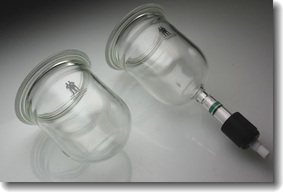1Liter glass reaction vessels