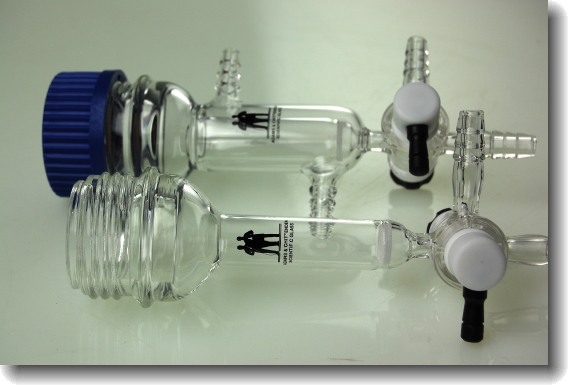 Peptide synthesis glassware