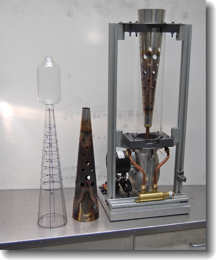 prototype glass heater cone