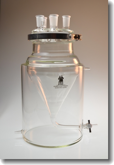 Jacketed Separatory Funnel Reactor