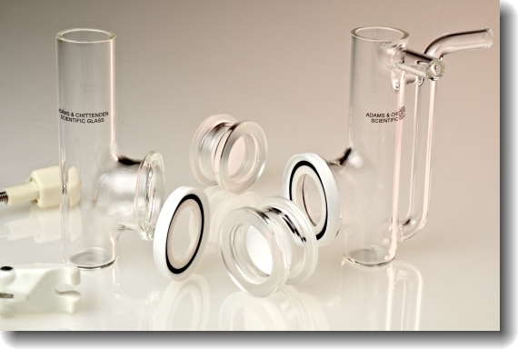 Borosilicate H-cell with Spool