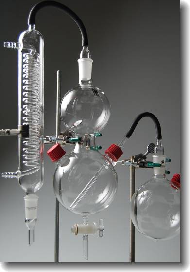 Distillation glassware