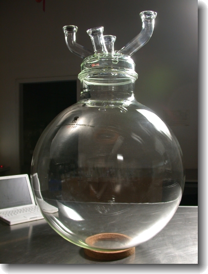 100L glass reaction flask