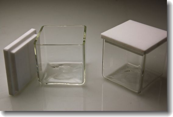 custom glass square cells